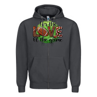 Smoke for the love of the game football Zipper Hoodie - BarkalooDesign