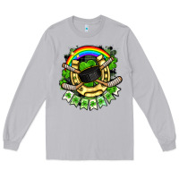 Moon Dust St. Patrick's Day Hockey Long Sleeve Tee - FaDigitalArtStudio