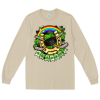 Mushroom St. Patrick's Day Hockey Long Sleeve Tee - FaDigitalArtStudio