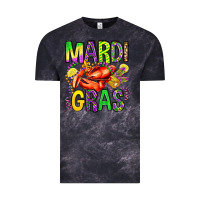 Cloud Black mardi gras crawfish olivia Vintage Tee - OliviaCreatesArt
