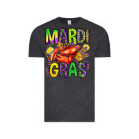 Vintage Black mardi gras crawfish olivia Vintage Tee - OliviaCreatesArt