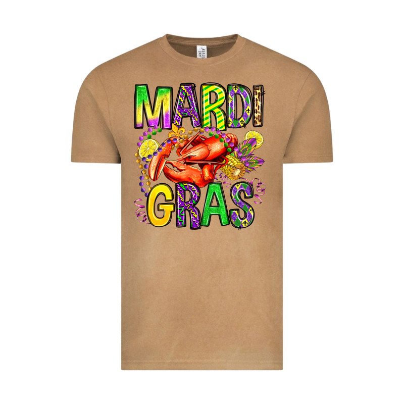 Mardi Gras Crawfish Olivia Vintage Tee by OliviaCreatesArt | Teevron