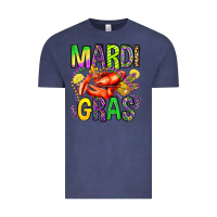 Vintage Denim mardi gras crawfish olivia Vintage Tee - OliviaCreatesArt