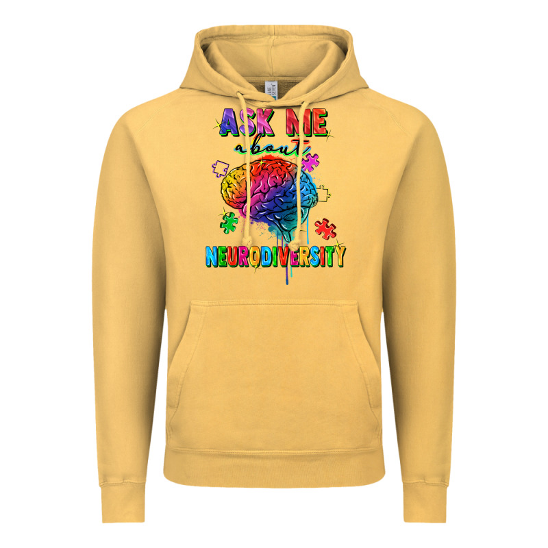 Ask Me About Neurodiversity Vintage Hoodie by FaDigitalArtStudio | Teevron