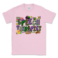 Bubblegum Pink speech therapist mardi gras cowgirl Classic Tee - CowGirlArtShop