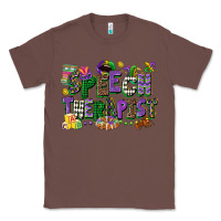 Chestnut speech therapist mardi gras cowgirl Classic Tee - CowGirlArtShop