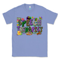 Colony Blue speech therapist mardi gras cowgirl Classic Tee - CowGirlArtShop