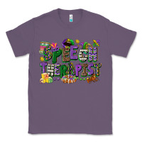 Lavender speech therapist mardi gras cowgirl Classic Tee - CowGirlArtShop