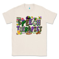 Natural speech therapist mardi gras cowgirl Classic Tee - CowGirlArtShop
