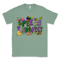 Sage speech therapist mardi gras cowgirl Classic Tee - CowGirlArtShop