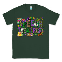 Sports Green speech therapist mardi gras cowgirl Classic Tee - CowGirlArtShop