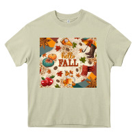 Mossy Hello Fall Heavy Core Tee - texasbilliewilder
