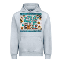 Heather Grey it’s a beautiful day to smile Urban Hoodie - JahusDesignShop