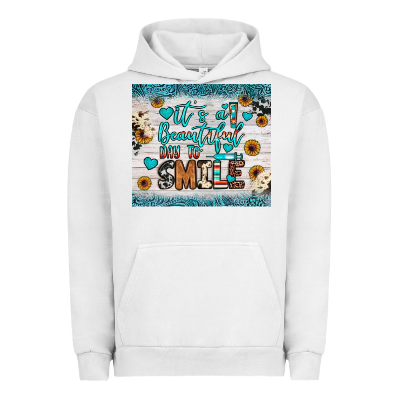 It’s A Beautiful Day To Smile Urban Hoodie by JahusDesignShop | Teevron