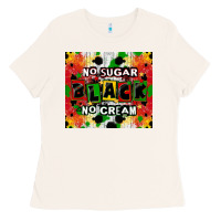 Bone no sugar no cream black tumbler Ladies Tee - CowGirlArtShop