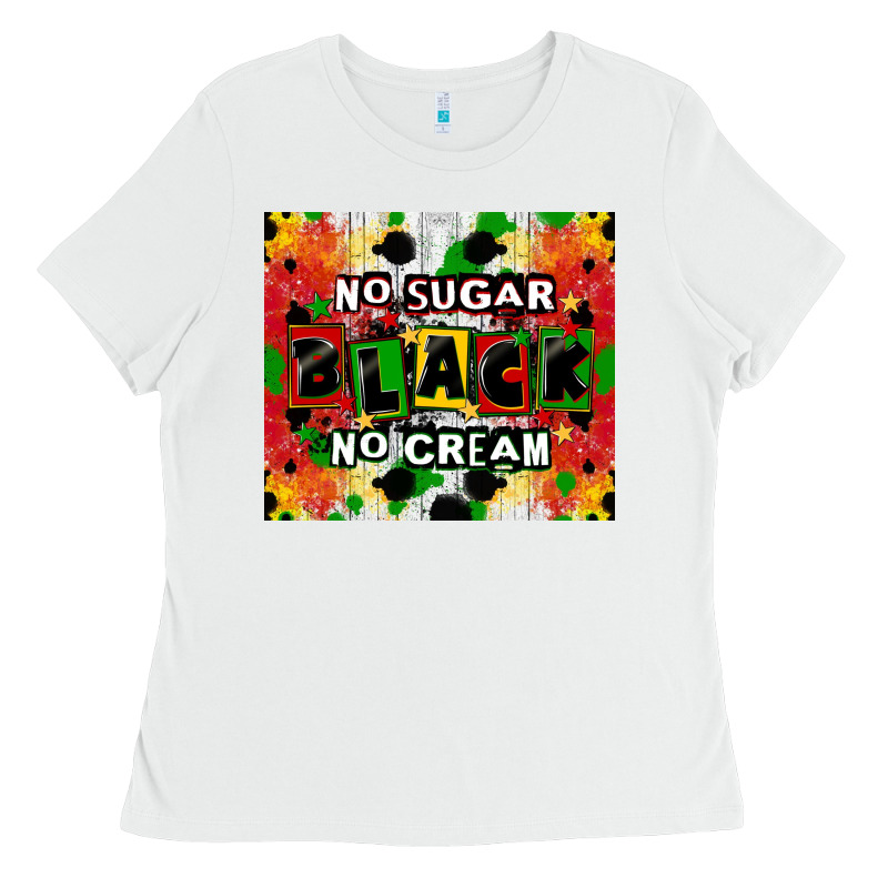 No Sugar No Cream Black Tumbler Ladies Tee by CowGirlArtShop | Teevron