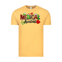 Vintage Mustard medical assistant christmas Vintage Tee - OliviaCreatesArt