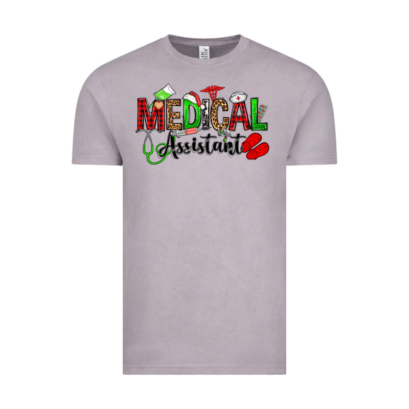 Medical Assistant Christmas Vintage Tee by OliviaCreatesArt | Teevron