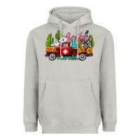 Moon Dust lpn nurse truck with cactus and sunflowers Heavyweight Hoodie - AdoDesignShop