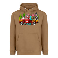Toasted Coconut lpn nurse truck with cactus and sunflowers Heavyweight Hoodie - AdoDesignShop