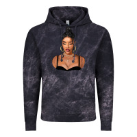 Cloud Black black woman Vintage Hoodie - FaDigitalArtStudio
