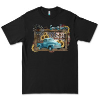 Black Small town USA truck 4th of july Premium Tee - HowdyJamesFarm