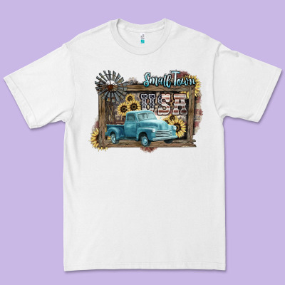 Small Town Usa Truck 4th Of July Premium Tee Designed By Howdyjamesfarm