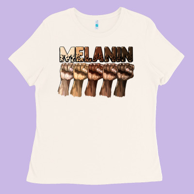 Melanin Juneteenth Ladies Tee Designed By Cowgirlartshop