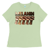 Matcha melanin juneteenth Ladies Tee - CowGirlArtShop