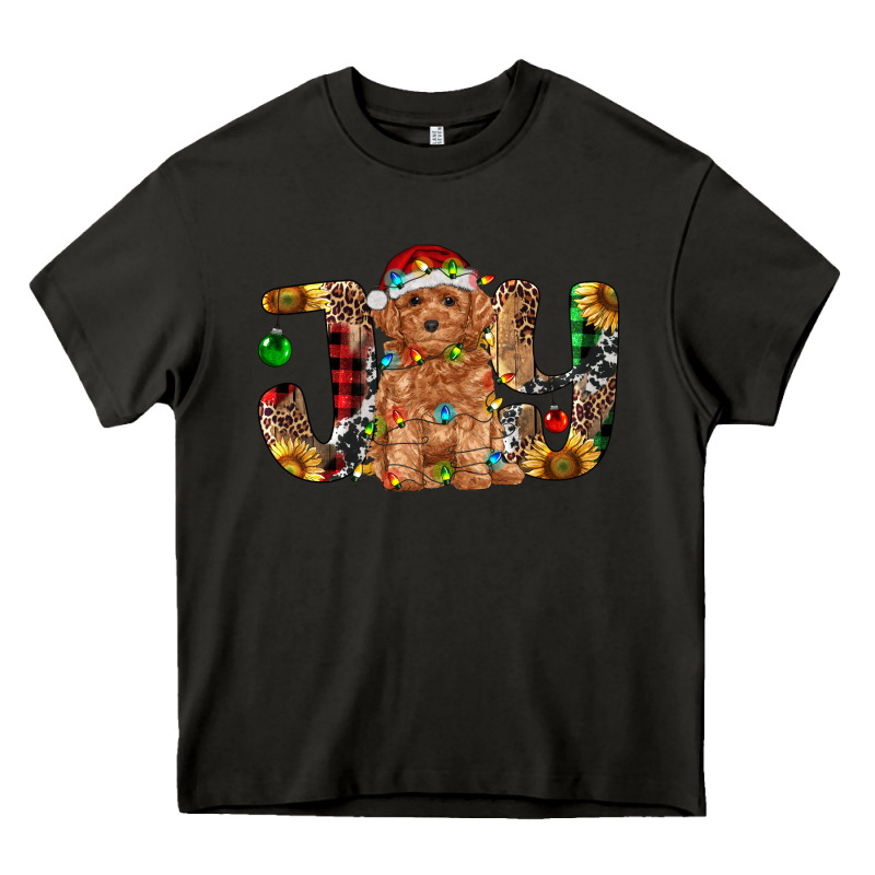 Toy Poodle Christmas Joy Heavy Core Tee by RanaPortraitStore | Teevron