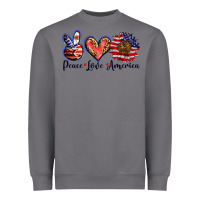Storm peace love america Heavyweight Sweatshirt - BarkalooDesign