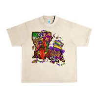 Sandshell mardi gras louisiana map Urban Heavy Tee - OliviaCreatesArt