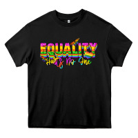Black Equality hurts no one Heavy Core Tee - NancyCooperArtShop