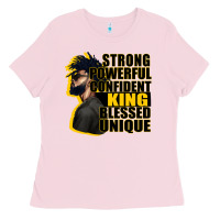 Bubblegum Pink strong powerful confident king blessed unique Ladies Tee - CowGirlArtShop