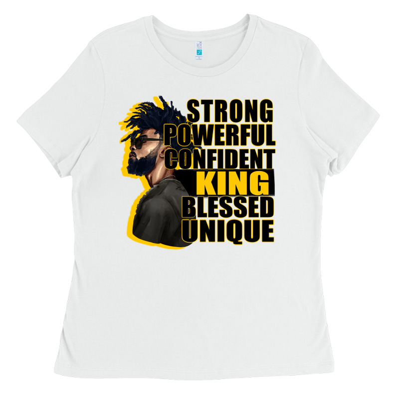 Strong Powerful Confident King Blessed Unique Ladies Tee by CowGirlArtShop | Teevron