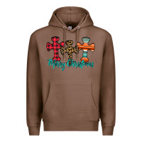 Chestnut merry Christmas cross Premium Hoodie - CowhideDigitalArt