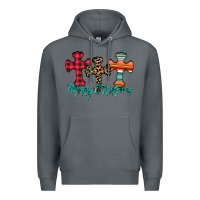 Rock merry Christmas cross Premium Hoodie - CowhideDigitalArt