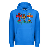 True Royal merry Christmas cross Premium Hoodie - CowhideDigitalArt