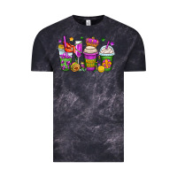 Cloud Black mardi gras coffee cups Vintage Tee - OliviaCreatesArt