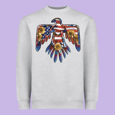 Thunderbird Usa Heavyweight Sweatshirt Designed By Barkaloodesign