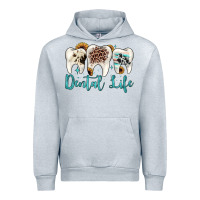 Heather Grey dental life Urban Hoodie - JahusDesignShop