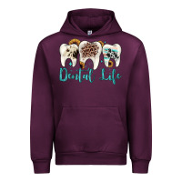 Mauve Wine dental life Urban Hoodie - JahusDesignShop