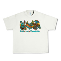 Pistachio peace love thunderbird Urban Heavy Tee - OliviaCreatesArt