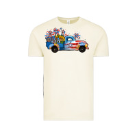 Vintage Arctic USA 4th of July Sunflower Truck Vintage Tee - Jasminsmagicworld