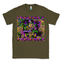 Army Green mardi gras fleur de lis Classic Tee - CowGirlArtShop