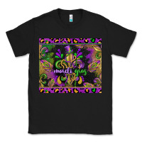 Black mardi gras fleur de lis Classic Tee - CowGirlArtShop