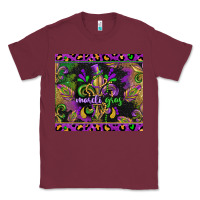 Burgundy mardi gras fleur de lis Classic Tee - CowGirlArtShop
