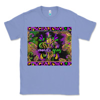 Colony Blue mardi gras fleur de lis Classic Tee - CowGirlArtShop