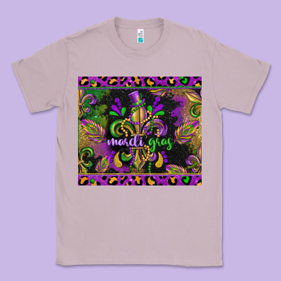 Mardi Gras Fleur De Lis Classic Tee Designed By Cowgirlartshop