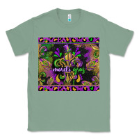 Sage mardi gras fleur de lis Classic Tee - CowGirlArtShop